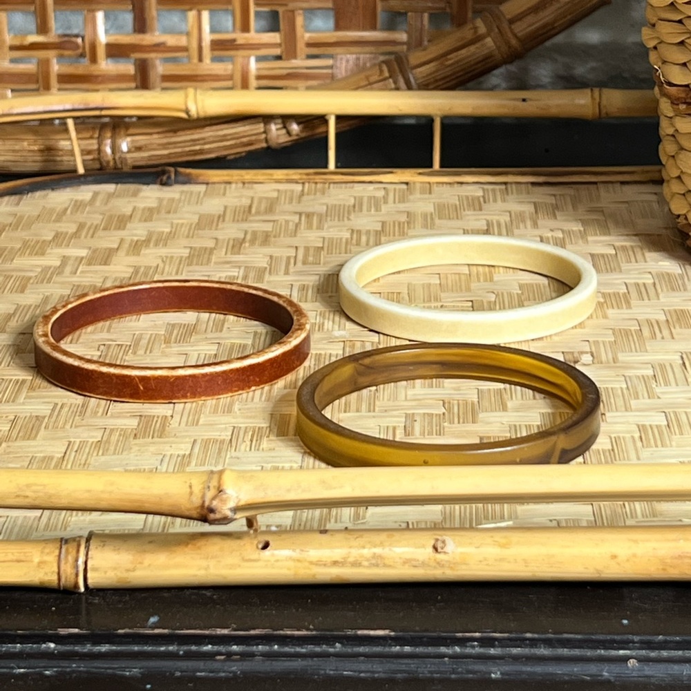 Vintage Bracelets - Set of 3 - Neutrals - Picture 2 of 6
